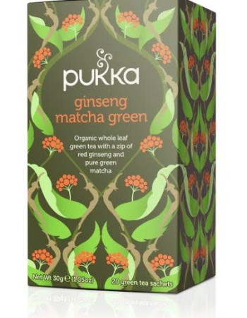 Pukka ginseng matcha green tee 