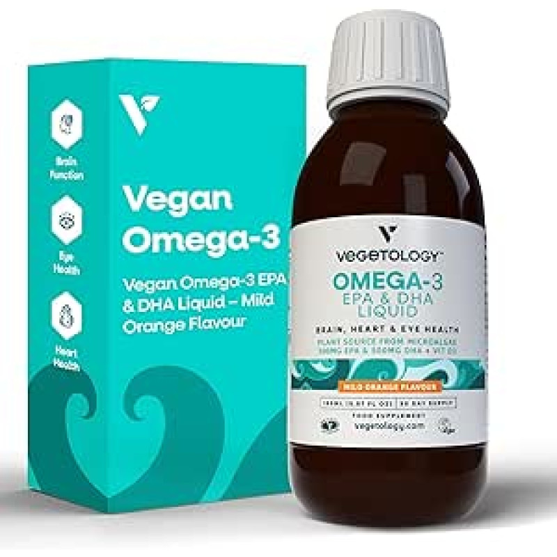 Vegetology Omega-3 EPA&DHA öljy vegaaninen 150ml