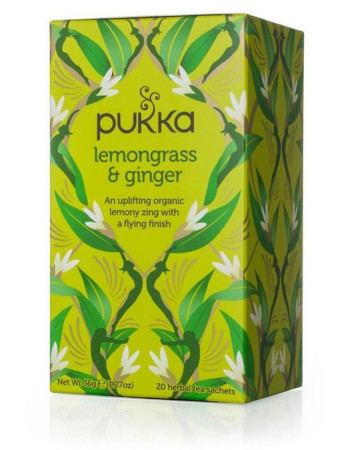 Pukka sitruunaruoho ja inkivääri 