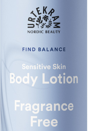 Urtekram Sensitiv Skin vartalovoide 245ml hajusteeton