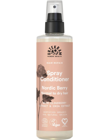 Urtekram Nordic Berry Spray Conditioner – jätettävä hoitoainesuihke 250 ml