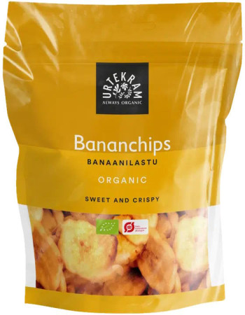 URTEKRAM Luomu Banaanilastu 100g