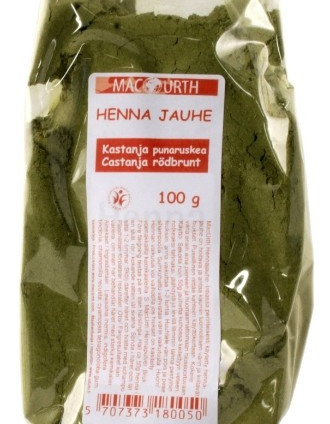 Mac Urth hennajauhe kastanja punaruskea 100g