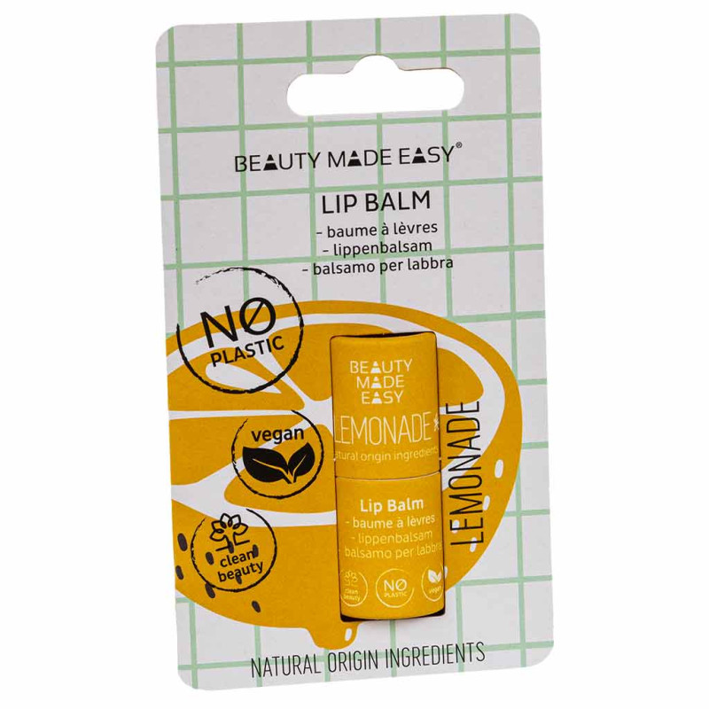 Beauty Made Easy Vegaaninen Huulivoide Lemon 5,5g