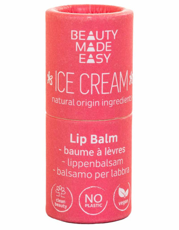 Beauty Made Easy Vegan Paper Tube Lip Balm Ice Cream – Huulivoide