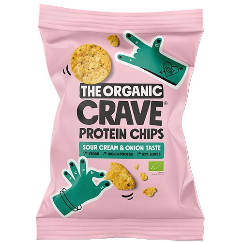 Protein Chips Sour Cream & Onion Taste, Organic, 75