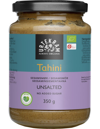 Urtekram Suolaton Tahini (Seesamtahna) luomu 350g 