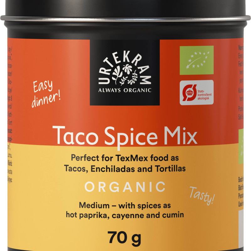 Urtekram taco mausteseos 70g luomu