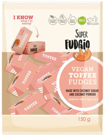 Super Fudgio Toffeefudge luomu 150g