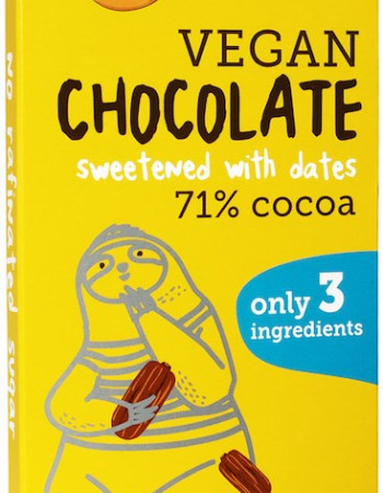 Super Fudgio 71% vegaaninen suklaa 80g makeutettu taatelilla, gluteeniton, luomu