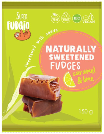 Super Fudgio Vegaaninen Karamelli-limefudge 150g luomu, gluteeniton