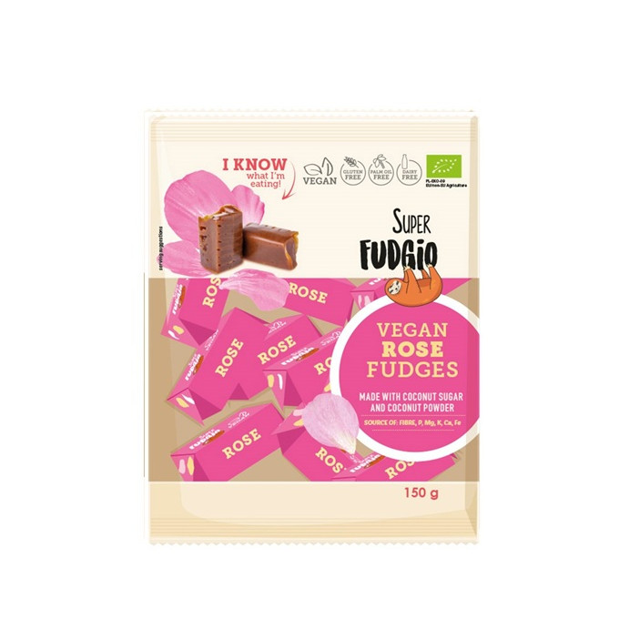 Super Fudgio vegaaninen ruusufudge luomu 150g