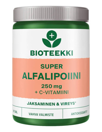 TARJOUS. Bioteekki Super Alfalipoiini + C-vitamiini 90 tabl.