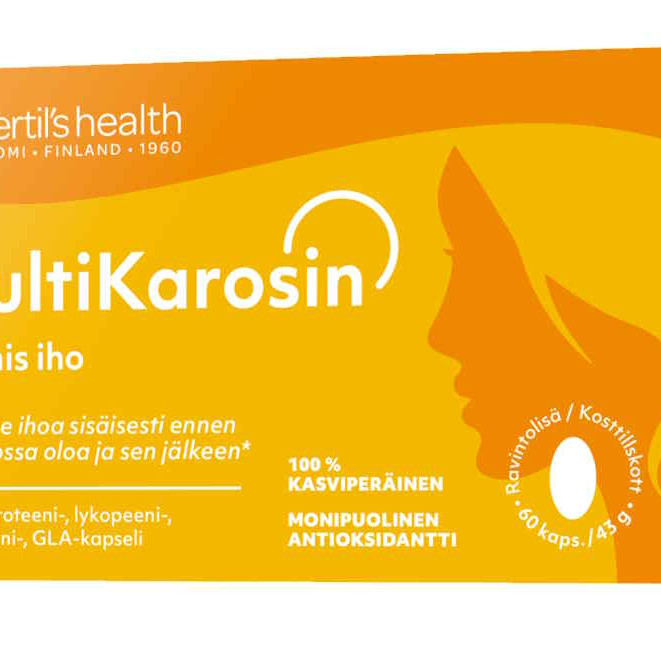 bertil's health MultiKarosin 60kapsl Aurinkokapseli