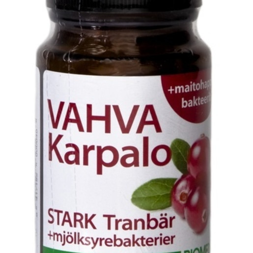 Biomed Vahva Karpalo & Maitohappobakteerit 30 kaps 