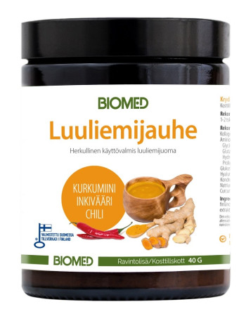 Biomed Maustettu Luuliemijauhe 30g Kurkuma-inkivääri-chili