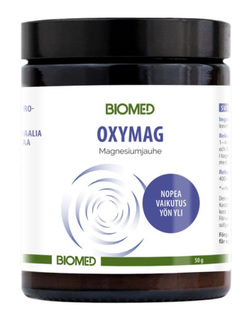 Biomed OxyMag – magnesiumjauhe 50g 