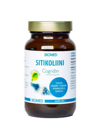 Biomed Sitikoliini Cognizin ravintolisä 60 kaps.