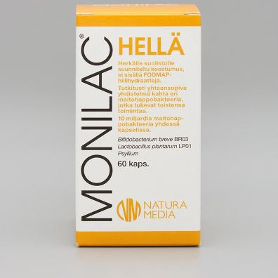 Natura Media Monilac® Hellä 60 kaps. Maitohappobakteeri