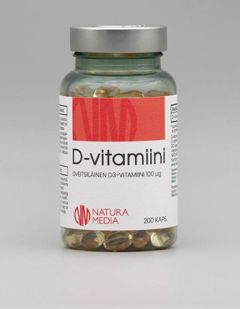 Natura Media D-vitamiini 100 µg 100 kaps 