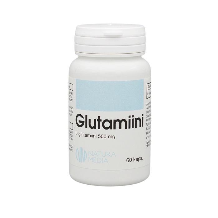 Natura media glutamiini 500mg 60kaps