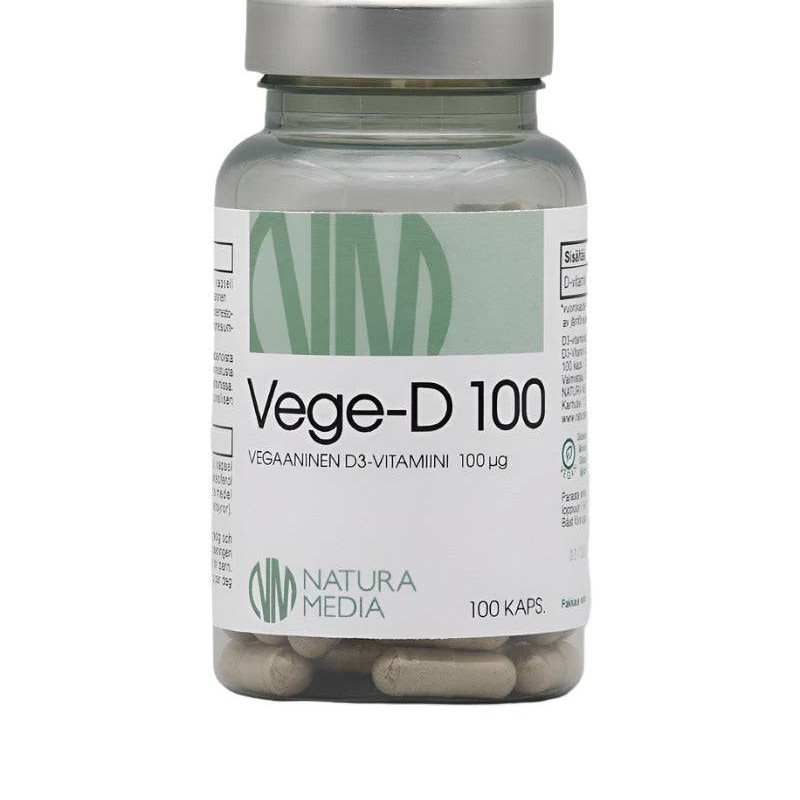 Natura media Vege D 100 Vegaaninen D3-vitamiini
