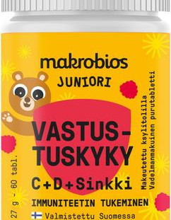 Makrobios Juniori Vastustuskyky 60 tablettia
