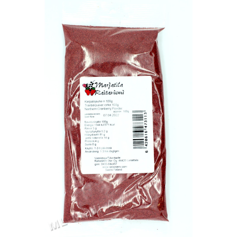 Raitaniemi - Karpalojauhe 100g 