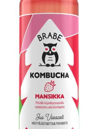 Brabe - Kombucha Mansikka 250ml