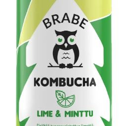 Brabe - Kombucha Lime & minttu 250ml 
