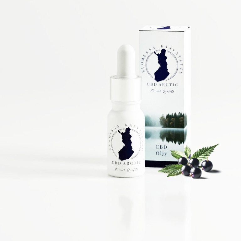 CBD ARCTIC 10% CBD Mustaherukansiemenöljy