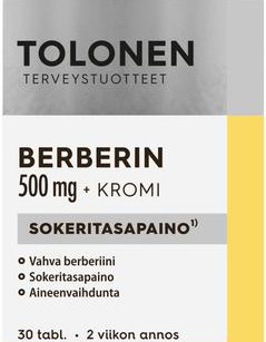 TOLONEN Berberin kromi 30tab