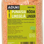 Aduki Punainen linssi halkaistu, kuorittu luomu 500g
