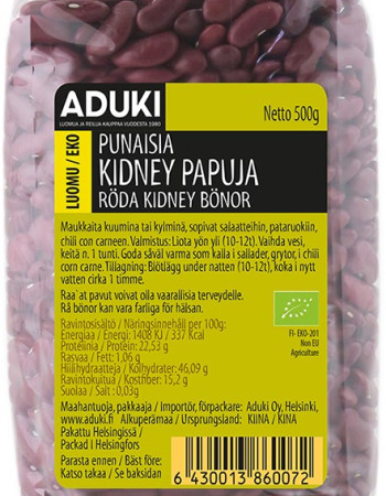 Aduki Punainen Kidneypapu luomu 500g