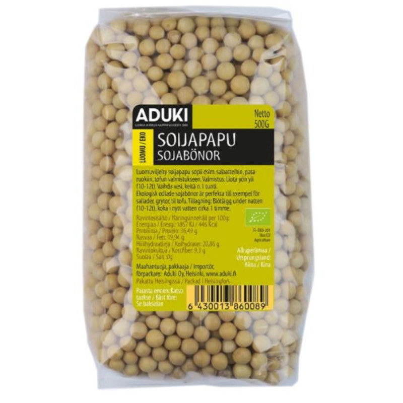 Aduki Soijapapu luomu 500g 