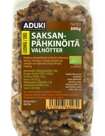 Aduki Saksanpähkinä 300g luomu