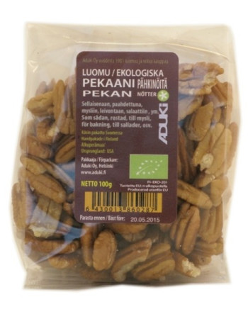 Aduki Luomu pekaanipähkinä 100g