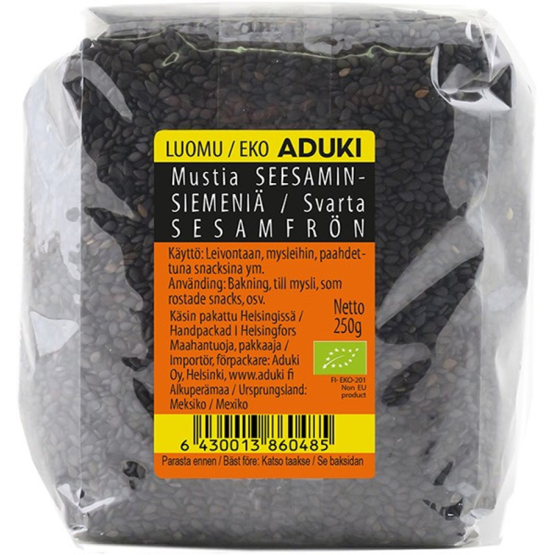 Aduki - Musta seesaminsiemen 250g, luomu