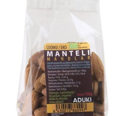Aduki Manteli luomu 100g