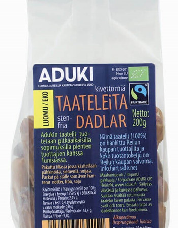Aduki kivetön taateli 200g luomu reilukauppa