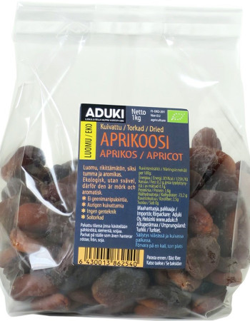Aduki Aprikoosi kuivattu 1kg,