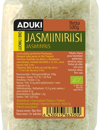 Aduki valkoinen Jasmiiniriisi 500g luomu 