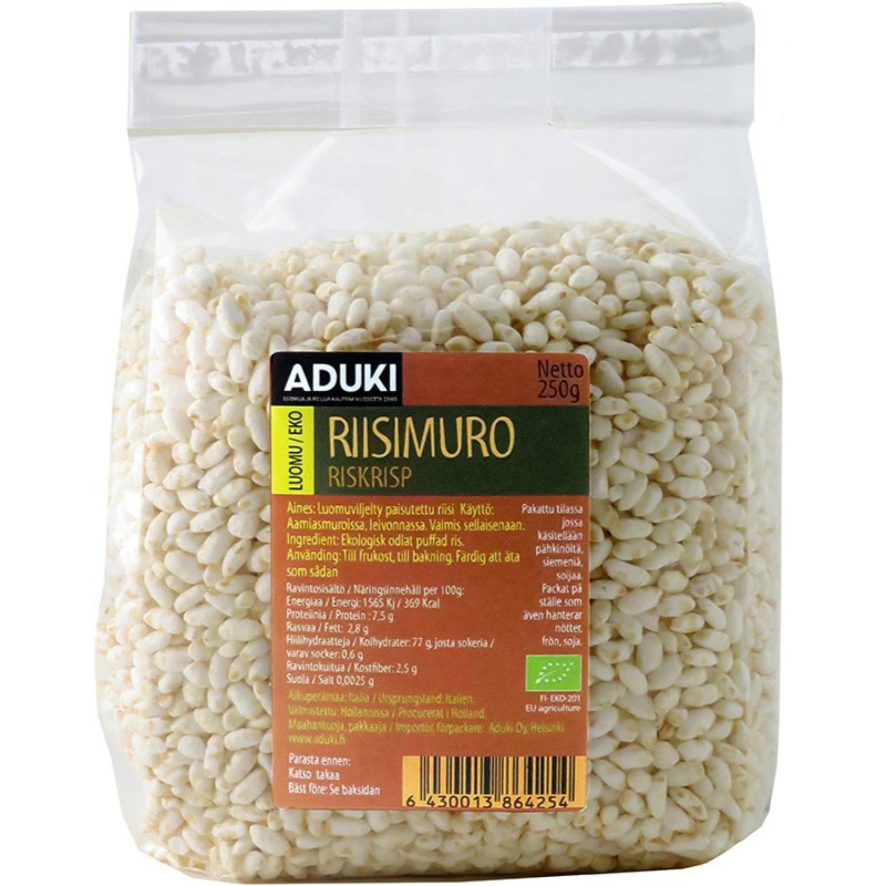 Aduki Riisimuro, täysjyvä 250g luomu