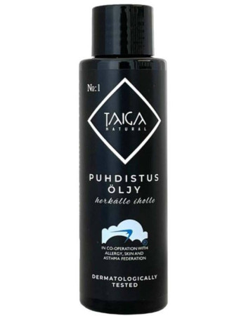 Taiga No:1 Puhdistusöljy herkälle iholle 100 ml