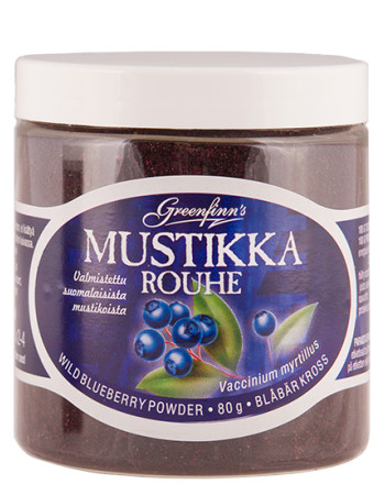 greenfinns kotimainen mustikkarouhe 100g