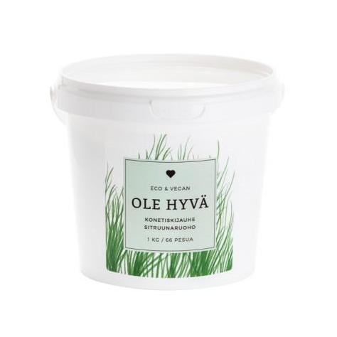 Ole hyvä konetiskijauhe sitruunaruoho 2,5kg