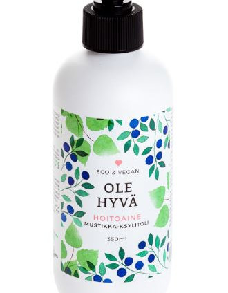 Ole Hyvä hoitoaine Mustikka-Ksylitoli 350ml 
