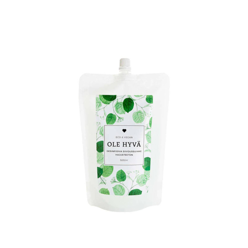 Ole Hyvä Desinfioiva siivoussuihke hajusteeton 500ml 