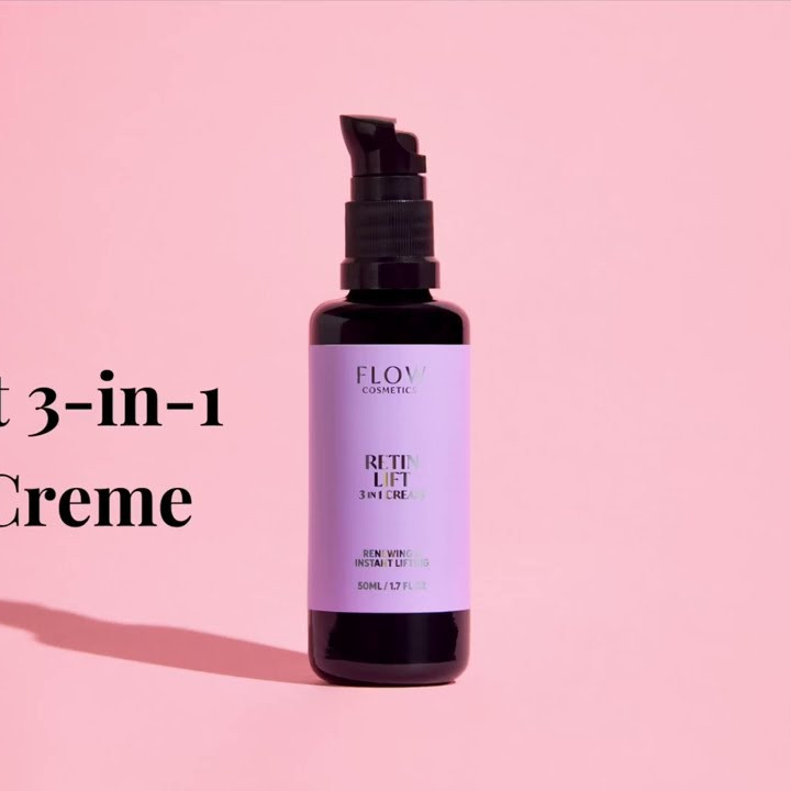 Flow cosmetics Retin Lift 3-in-1 Cream Kiinteyttävä kasvovoide ikääntyvälle iholle,50ml