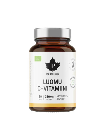 Puhdistamo Luomu C-vitamiini - 60 kaps